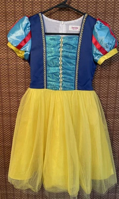 Sunny Fashion Dress Girls Size 10 Multicolor Snow White Disney Costume Halloween - Image 1 of 4