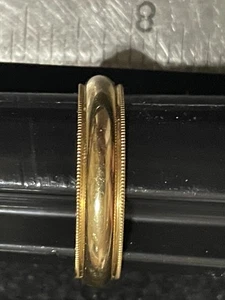 14k Yellow  Gold Artcarved Wedding band  ring  6.0 g Size 9.75 - Picture 1 of 5