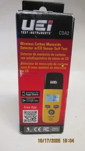 UEI COA2 Kohlenmonoxidmelder mit Co Sensor Neu Neu Neu im Karton - Bild 1 von 6