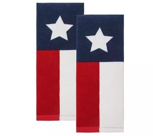 Americana Texas Terry Kitchen Towels 2-Pack 15in x 26in - Picture 1 of 2