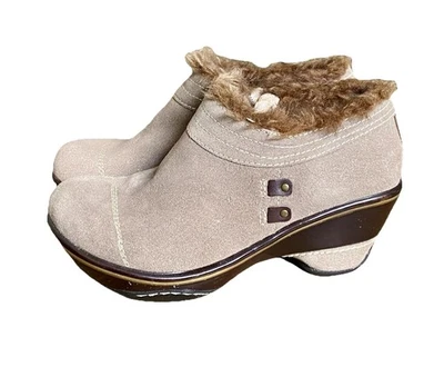 Jambu Beijing Gamuza Botín Botines Zapatos Cremallera Lateral Zapatos Talla 6M Lt. Marrón Foto 1 de 4