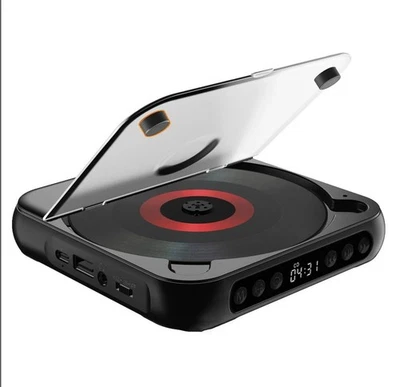 Tragbarer CD-Player mit Bluetooth und USB-C, kompakt und vielseitig - Bild 1 von 4
