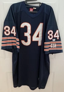 Walter Payton Chicago Bears Wilson 1980's Home Jersey Size 56 VINTAGE - Picture 1 of 6