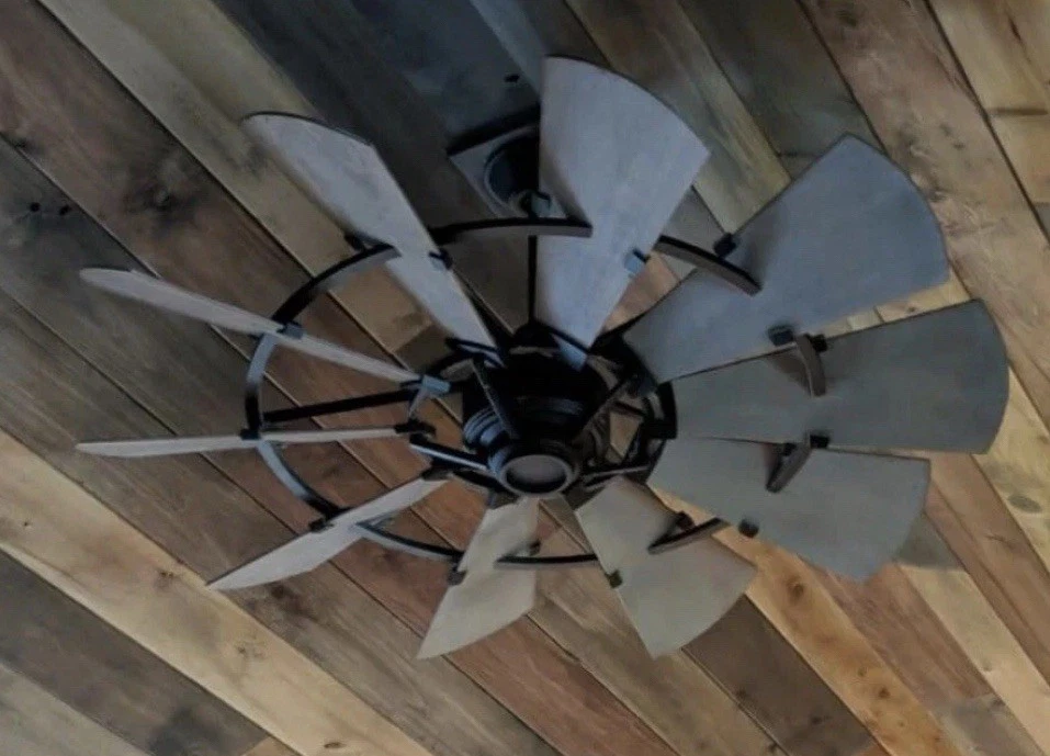 Quorum NEW 44" Windmill INDOOR Ceiling Fan; 94410-86 & 94410-9 - Image 1 of 4