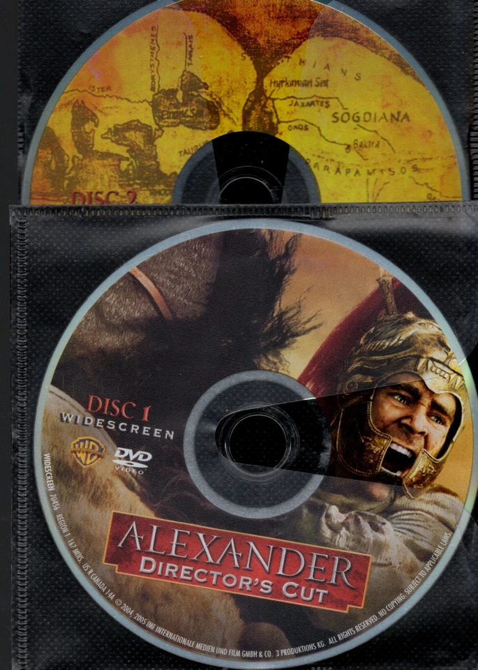 Alexander (2004) DVD *DISC ONLY* = REGION 1 -  Directors Cut - 2 Dsc - Image 1 of 1