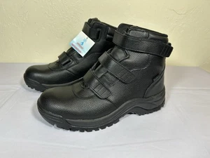 Propet Cliff Walker Men’s Black Waterproof Hiking Boots Size 11.5 W MBA033L-BLK - Picture 1 of 10