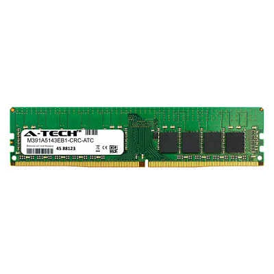 4GB DDR4 PC4-19200 ECC U SERVER Memory RAM (Samsung M391A5143EB1-CRC Equivalent) - Image 1 of 2