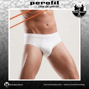 PEROFIL | ACTIVE Slip Uomo Elasticizzato 100% Cotone Filo di Scozia | VPRT00316 - Picture 1 of 1