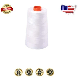 Versatile 6,452 Yards Cotton Thread for Quilting - Natural White 2021 Edition - Picture 1 of 2