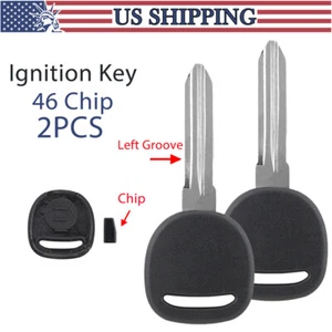 2 For 2001 2002 2003 2004 2005 2006 GMC Yukon Ignition Transponder Uncut Key - Picture 1 of 8