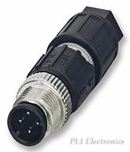 PHOENIX CONTACT Sacc-m12ms-4qo-0, 34-m Stecker, M12, Pluscon, A Code, 4 Weg - Bild 1 von 1