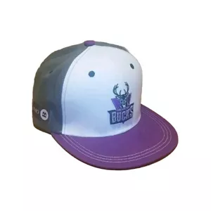 Cappello piatto Melonwear Milwaukee Bucks viola/grigio NBA ๐ - Foto 1 di 15