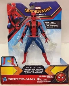 SPIDER-MAN HOMECOMING ( 6" )  **** LIGHTS UP ****  ( 2016 ) MARVEL ACTION FIGURE - Picture 1 of 2