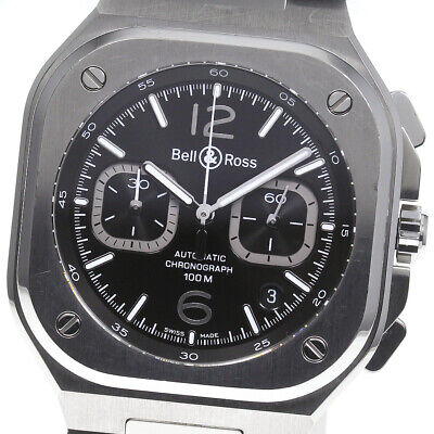 Bell＆Ross BR05 Chrono Black Steel BR05C-BL-ST/SRB Automatic Men's Watch_737311