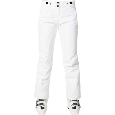 NWT Women's ROSSIGNOL Rapide Insulated Ski Pants - WHITE - #RLIWP06, MRSP $175
