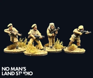 Bolt Action SAS LRDG COMMISSION 4x Pro Painted Miniature British Desert 28mm WW2 - Picture 1 of 4