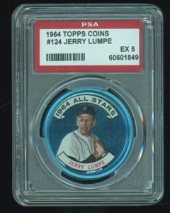 Jerry Lumpe AS 1964 Topps Coins #124 MLB Detroit Tigers PSA 5 EX - Picture 1 of 2