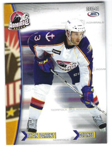 2012-13 Norfolk Admirals (AHL) Ryan Parent