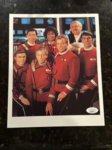 Nichelle Nichols & Walter Koenig Autographed 8x10 Photograph Star Trek JSA - Picture 1 of 2