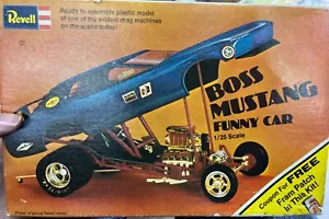 Revell H-1209 1970 Ford Mustang Grande Boss Funny Car 1971 vintage 1/25 KIT Niob - Picture 1 of 4