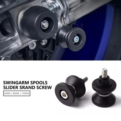 Swingarm Spools Slider Stand LiftingScooter For Ducati BMW YAMAHA Honda Kawasaki Foto 1 de 4