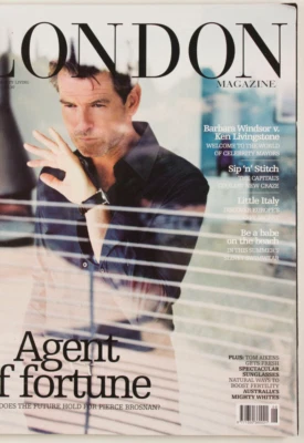 PIERCE BROSNAN BARBARA WINDSOR KEN LIVINGSTONE TOM AIKEN UK  The London magazine - Image 1 of 2