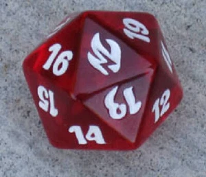 SPINDOWN DIE Fire and Lightning MTG Magic the Gathering Cards DJMagic - Picture 1 of 1