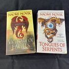 Lot of 2 Naomi Novik Victory Of Eagle & Tongues Of Serpents