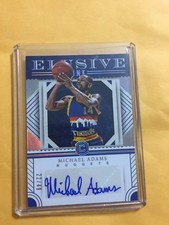 2017-18 Panini Cornerstones Michael Adams Elusive Ink Autograph Auto /49