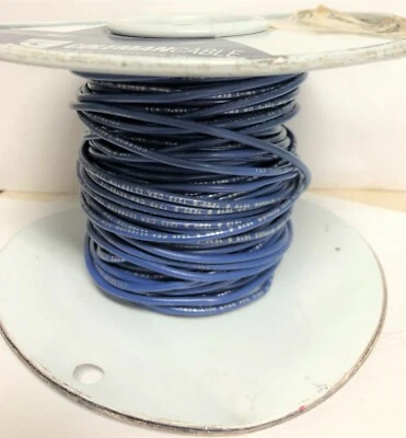 Cable Coleman 41102 16(28/30) MTW/TEW AZUL ELECTRODOMÉSTICO CABLE 16 AWG 91 FT #12638 Foto 1 de 4