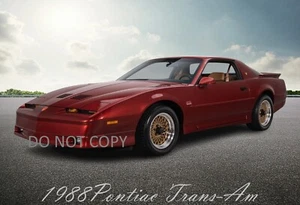 1988-pontiac-firebird-trans-am Poster Sized Premium Photo Print 11"x17" Wall Art - Bild 1 von 1