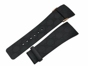 Gucci Black Rubber Wristwatch Bands for 