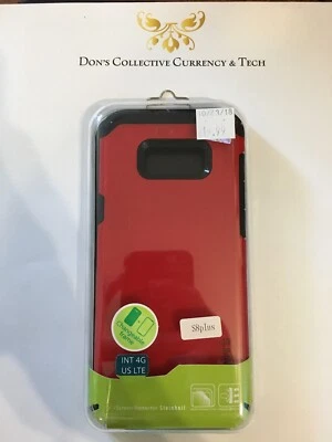 Spigen Slim Armor For Samsung Galaxy S8 Plus - Red (Changeable Frame) - Image 1 of 2