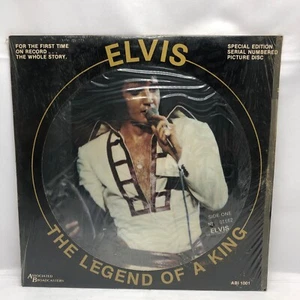 Elvis Presley The Legend Of A King Vintage 1980 Vinyl Record Picture Disc - Picture 1 of 5