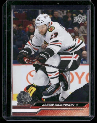 Jason Dickinson 2023-24 Upper Deck #289 Chicago Blackhawks - Image 1 of 2