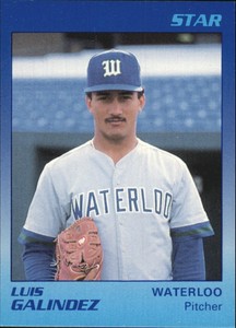 1989 Waterloo Diamonds Star #8 Luis Galindez