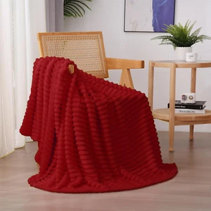 Soft Cozy Plush Throw Blanket 50”×60” Microfiber Flannel Blanket - Picture 1 of 6