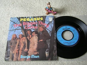 PEGASUS The Bigger They Come / Banjo Man GER 7" +PS PHILIPS 6003 217, ex RATTLES - Picture 1 of 1