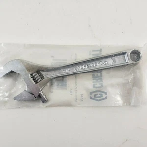 Crescent Brand Wrench Chrome Adjustable 6" Long AC16 Tools 1" Wide Throat - Picture 1 of 5