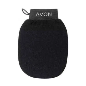 Avon~Guante negro exfoliación~Jacquard de microfibra~Puño de spandex~Sellado de fábrica - Imagen 1 de 5