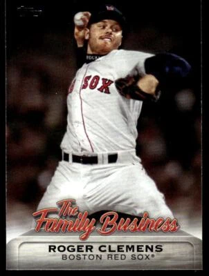 2019 Topps Update FB-6 Roger Clemens Boston Red Sox Baseball Card - Image 1 of 2