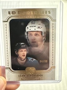 2019-20 Upper Deck Series 2 UD Portraits Rookies Gold #P-99 Lean Bergmann /99