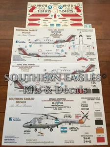 LEARJET 35A FAA “Escuadrón Fénix” & Sea Lynx ARA “Falklands War” 1/48 Decals - Picture 1 of 3