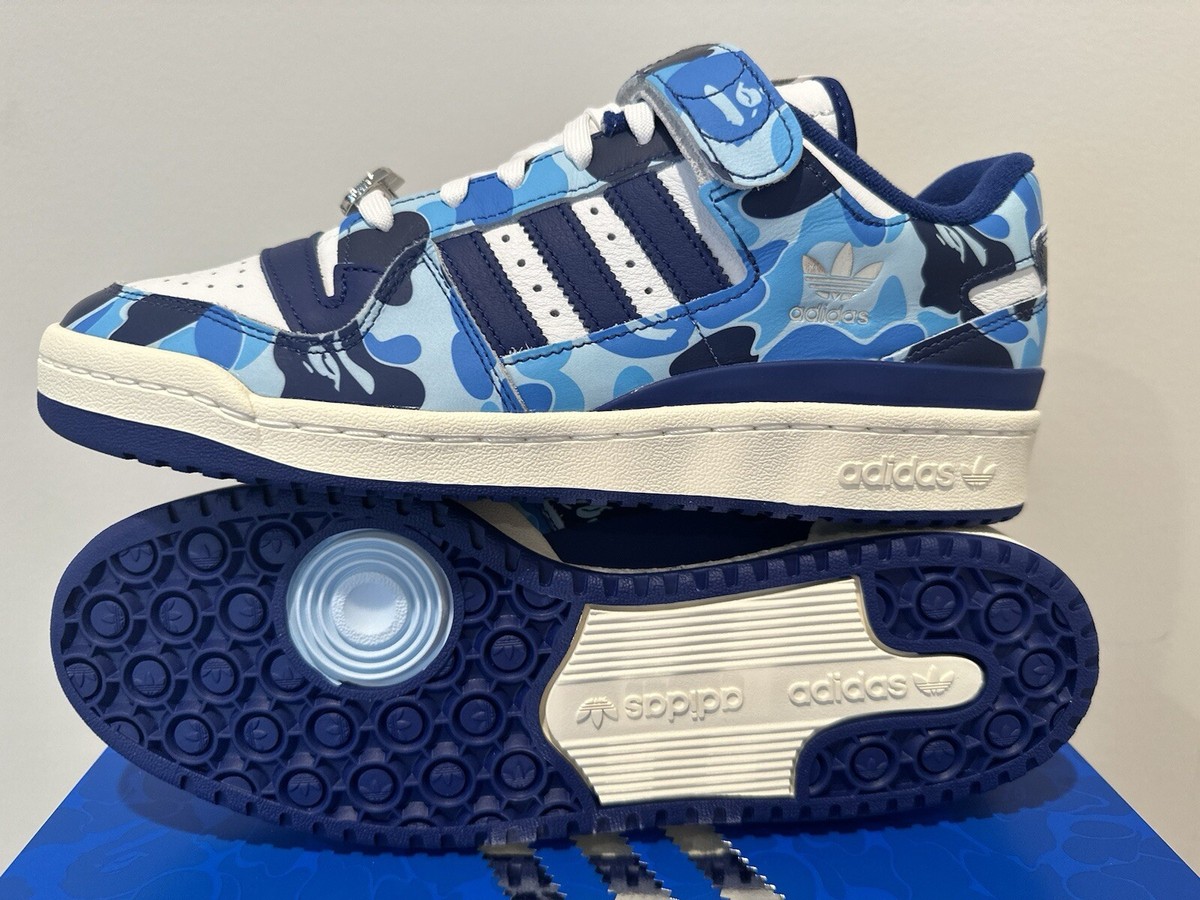 adidas BAPE x Forum 84 Low 30th Anniversary - Blue for Sale