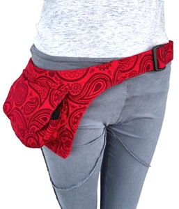 Gürteltasche Bauchtasche Hipbag Hüfttasche 4 Fächer 20cmx15,5cm Canvas Baumwolle - Bild 1 von 5