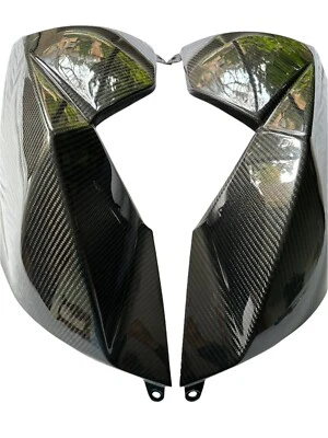 Aprilia REAL Carbon Fiber Dorsoduro 1200 2010-2013 Side Panels - Image 1 of 4
