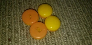 Pop the Pig Game Piece Part Goliath 2012 Complete set of 4 Yellow Hamburgers - Picture 1 of 1