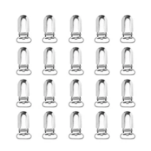 25 piezas clips de suspensión clips de pico de pato hebillas de boca de pato para hombres y mujeres - Imagen 1 de 12
