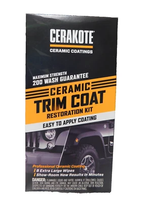 Cerakote Ceramic Trim Coat, Restoration Kit - Max Strength, 8 XL Wipes - Image 1 of 4
