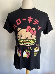 HELLO KITTY BURGER SHOP (2022) Official Unisex SOLD OUT!!! Sanrio T-Shirt Small - Picture 1 of 5